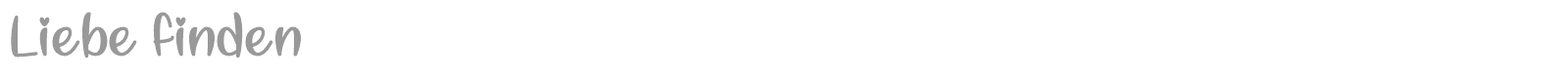 Liebe finden font preview